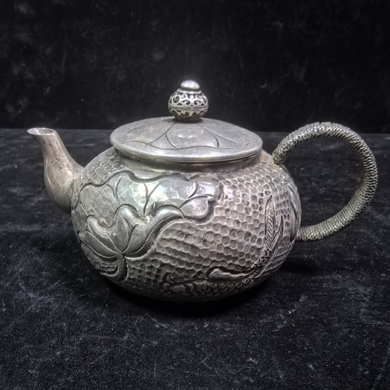 Vintage Collectible Market - Vintage Antik Saf Bakır Gümüş Kaplama