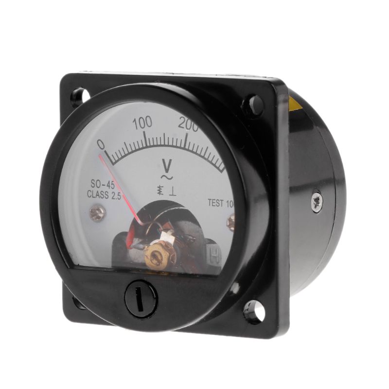 Analog Meter Gauge - Voltmetre SO-45 AC 0-300V yuvarlak Analog