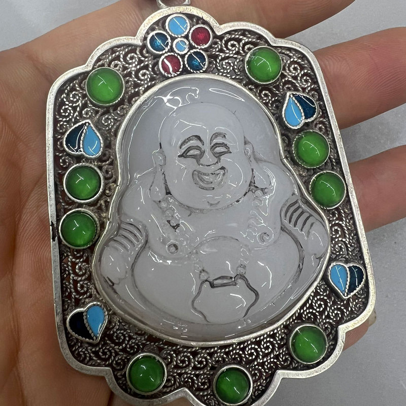 Vintage Collectible Market - Vintage halk koleksiyonluk çinko alaşım gümüş