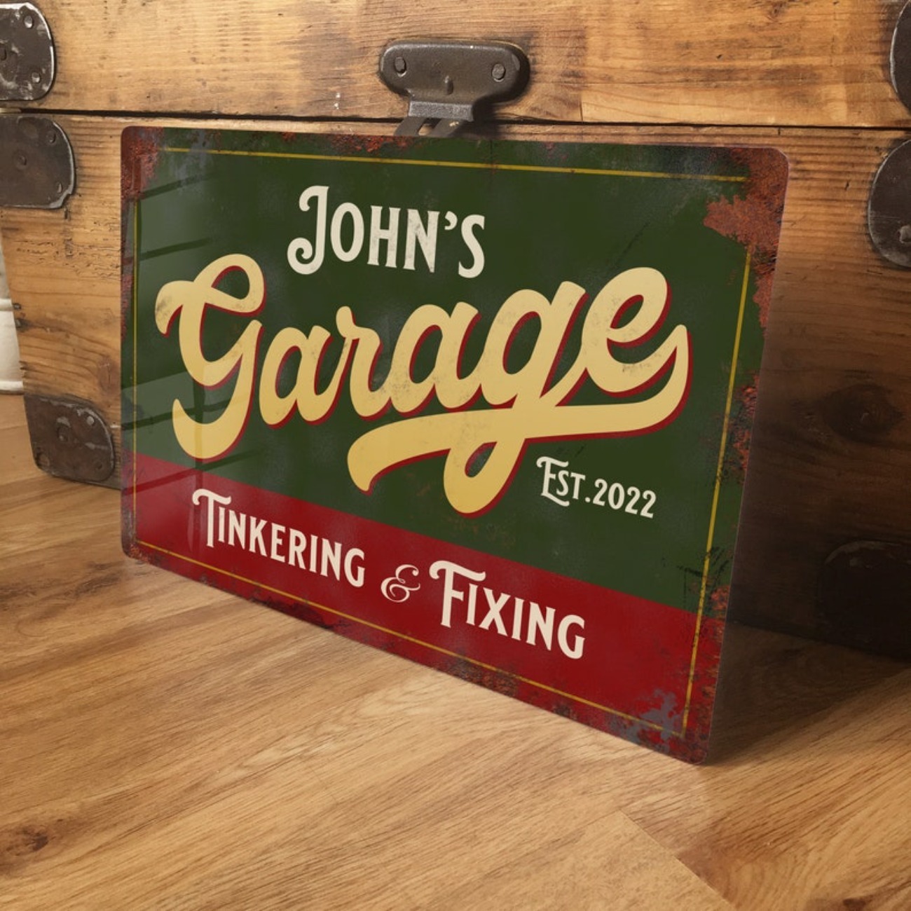 Vintage Collectible Signs - Özel Kişiselleştirilmiş Garaj Metal Tabelası -