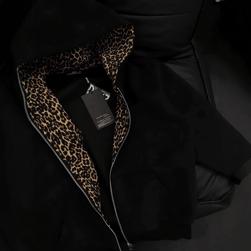 Vintage Zip Hoodie - QICHE 2026 Erkek Amerikan Vintage Fermuarlı