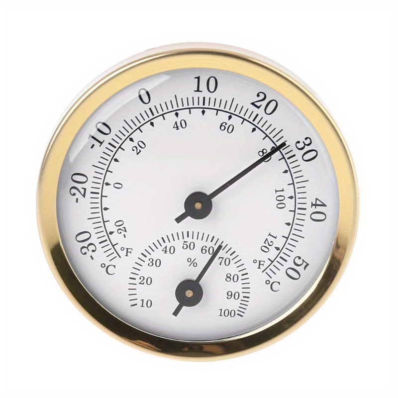 Analog Meter Gauge - 2'si 1 Arada Termometre Higrometre Duvara