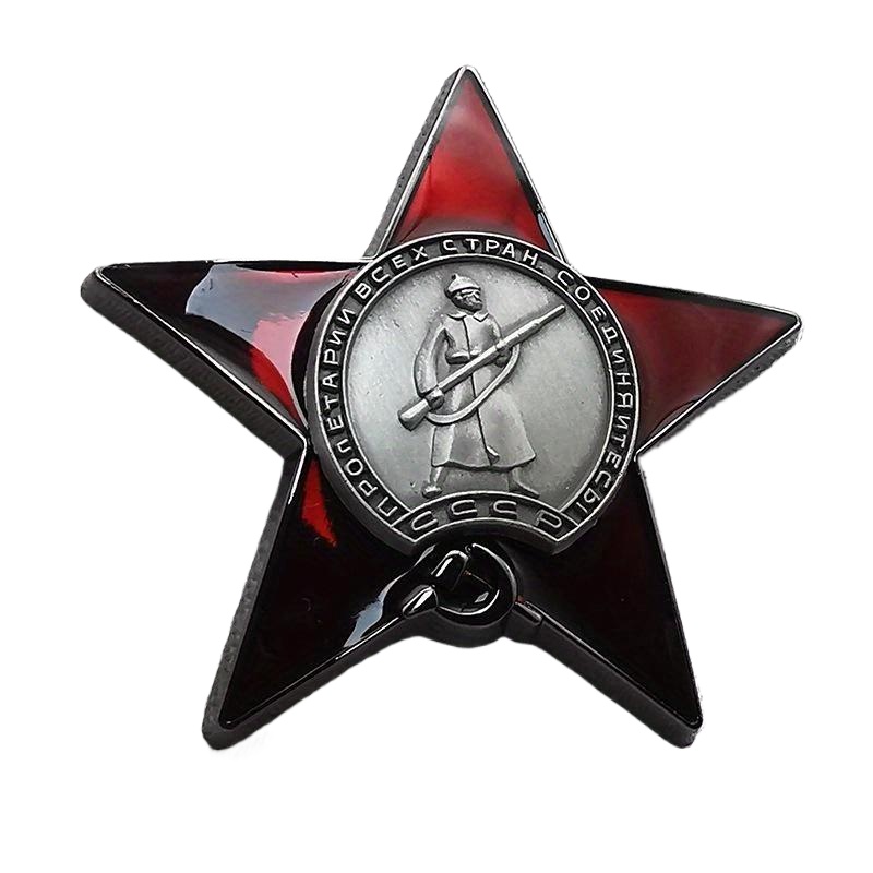 Collectible Vintage Brooches - 1 adet kırmızı yıldız rozeti yaka