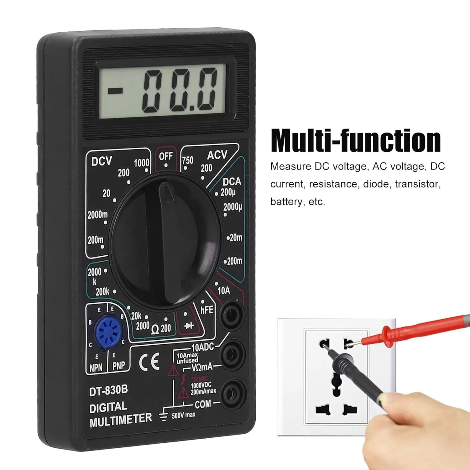 Dijital Multimetre Çok Fonksiy - Analog Meter Gauge incelemesi ve fiyatı