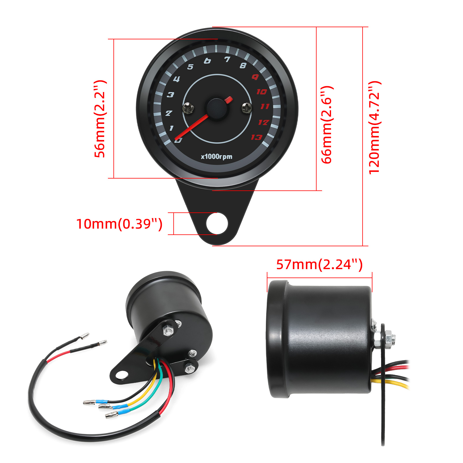 13000 RPM Metre Evrensel Scoot - Analog Meter Gauge incelemesi ve fiyatı