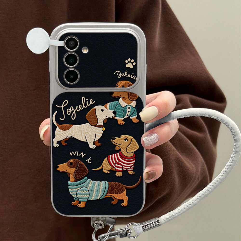 Karikatür Dachshund Desenli Sa - Camera Leather Case incelemesi ve fiyatı