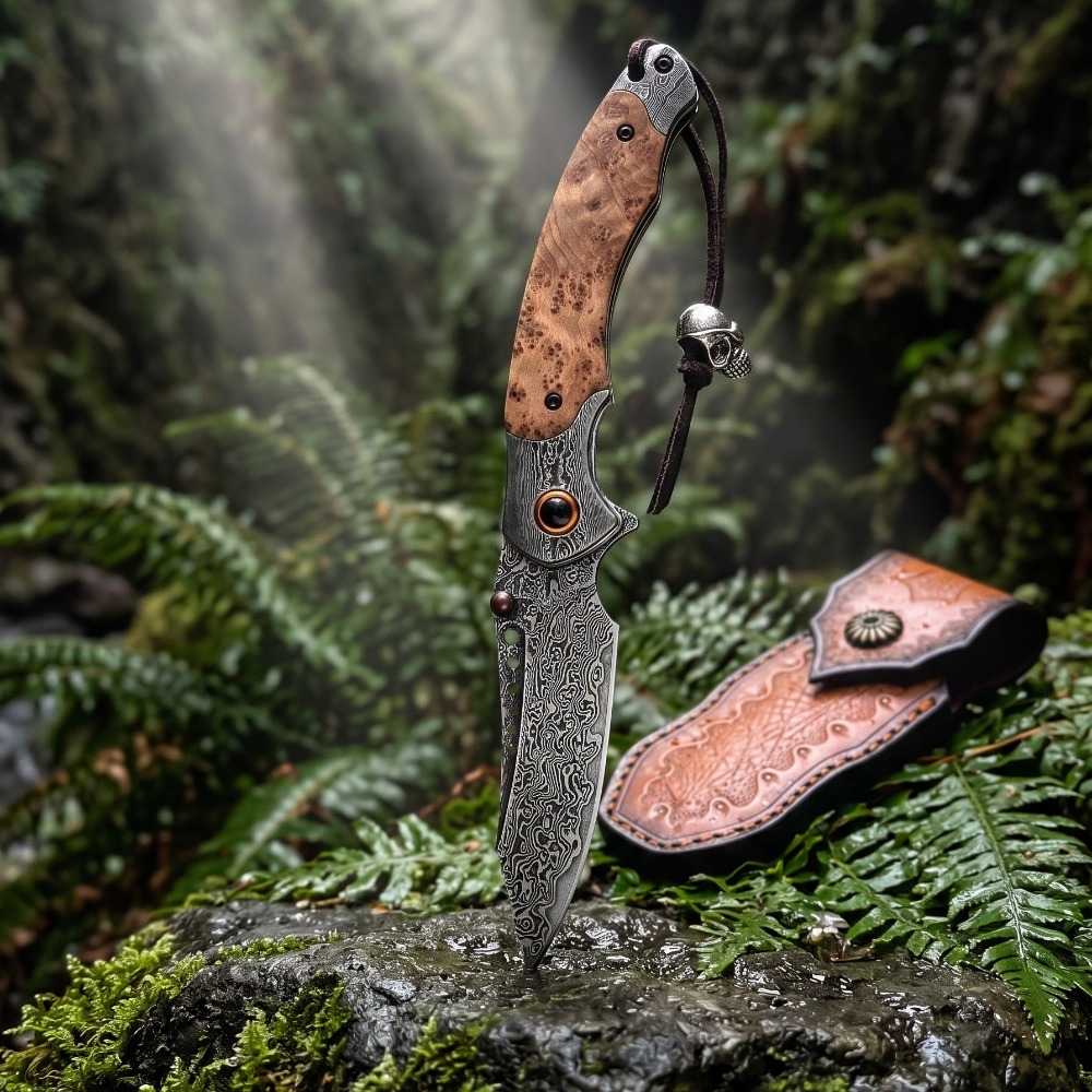 Yüksek Sertlikte Şam Desenli K - Vintage Collectible Pocket Knives incelemesi ve fiyatı