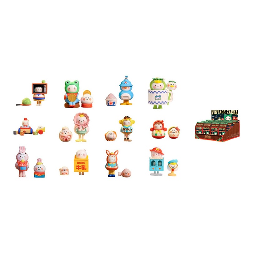 POP MART Bobo&Coco Vintage Gen - Vintage Collectible Stores incelemesi ve fiyatı