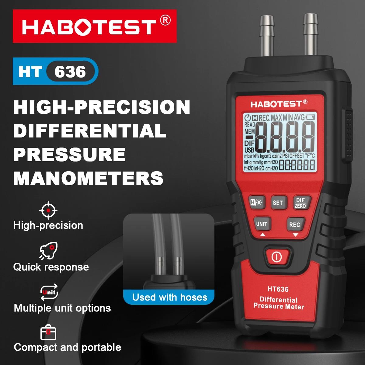 HABOTEST HT636 Dijital Basınç  - Analog Meter Gauge incelemesi ve fiyatı