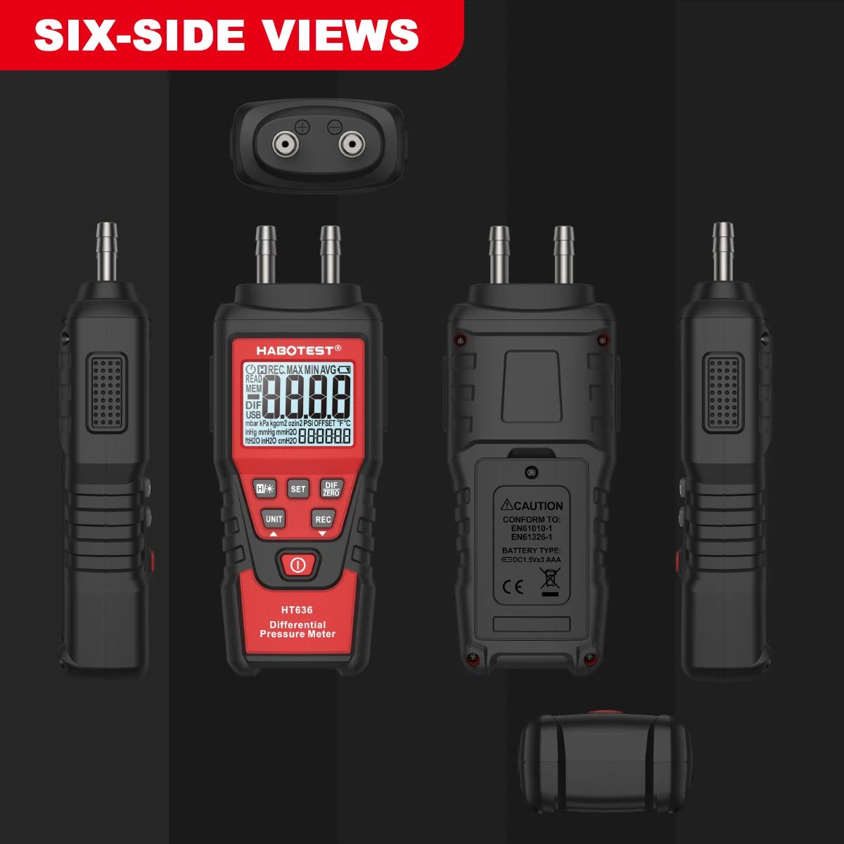 HABOTEST HT636 Dijital Basınç  - Analog Meter Gauge incelemesi ve fiyatı