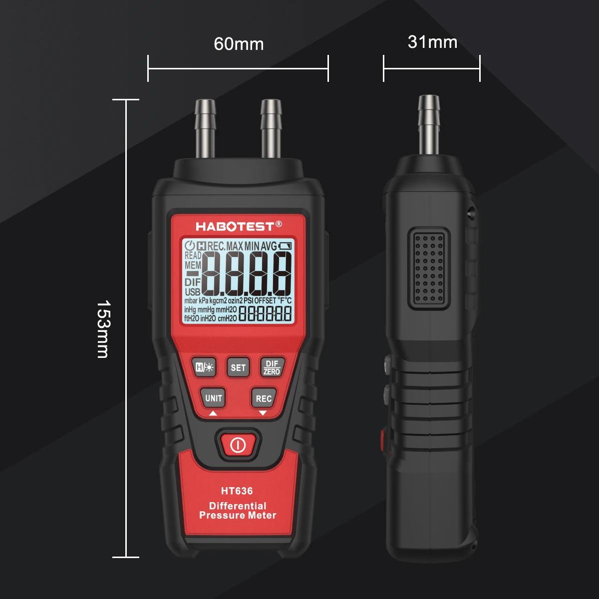 HABOTEST HT636 Dijital Basınç  - Analog Meter Gauge incelemesi ve fiyatı