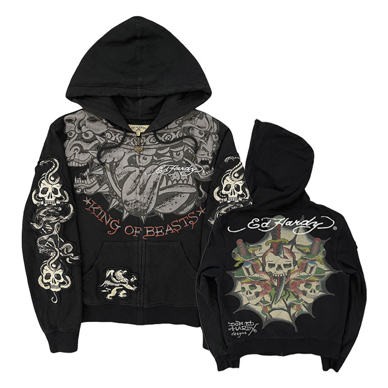 Amerikan Gotik Ro Skull Bones  - Vintage Zip Hoodie incelemesi ve fiyatı
