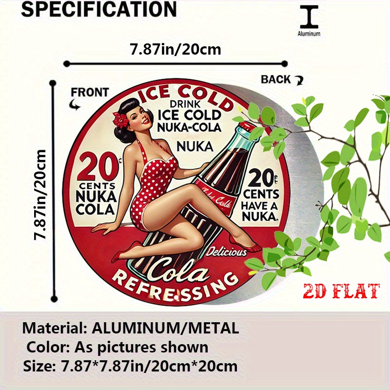 2D Düz, 1 adet Retro Pin-Up 7. - Vintage Collectible Signs incelemesi ve fiyatı