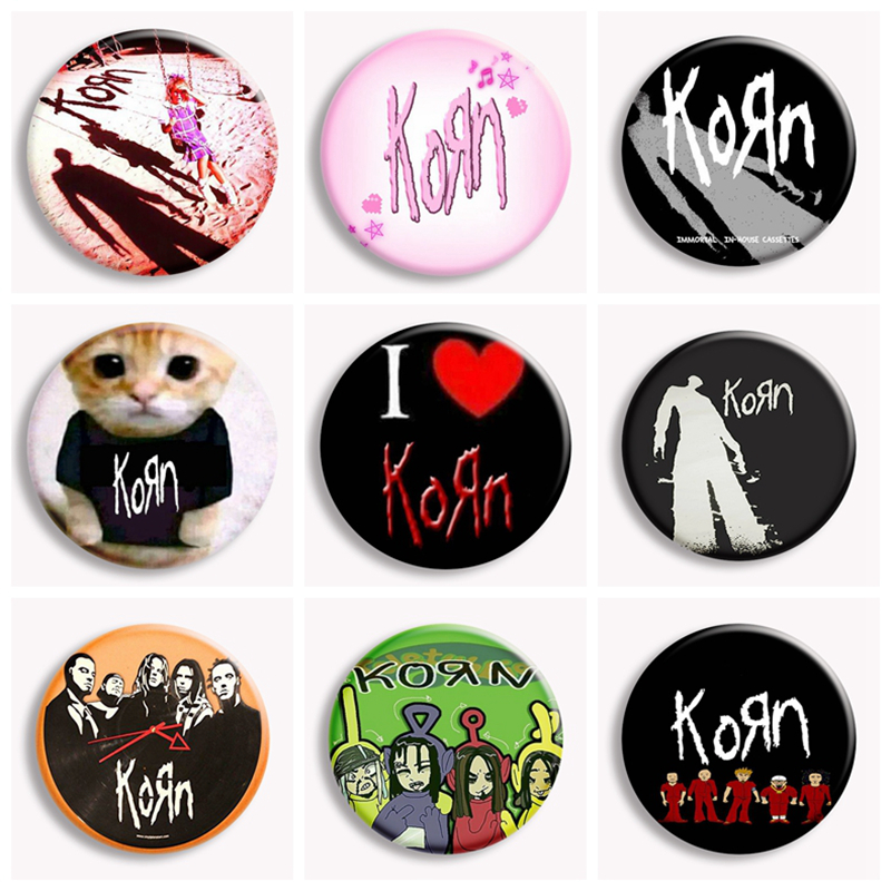 Hip Hop Korn Müzik Rock Grubu  - Collectible Vintage Brooches incelemesi ve fiyatı