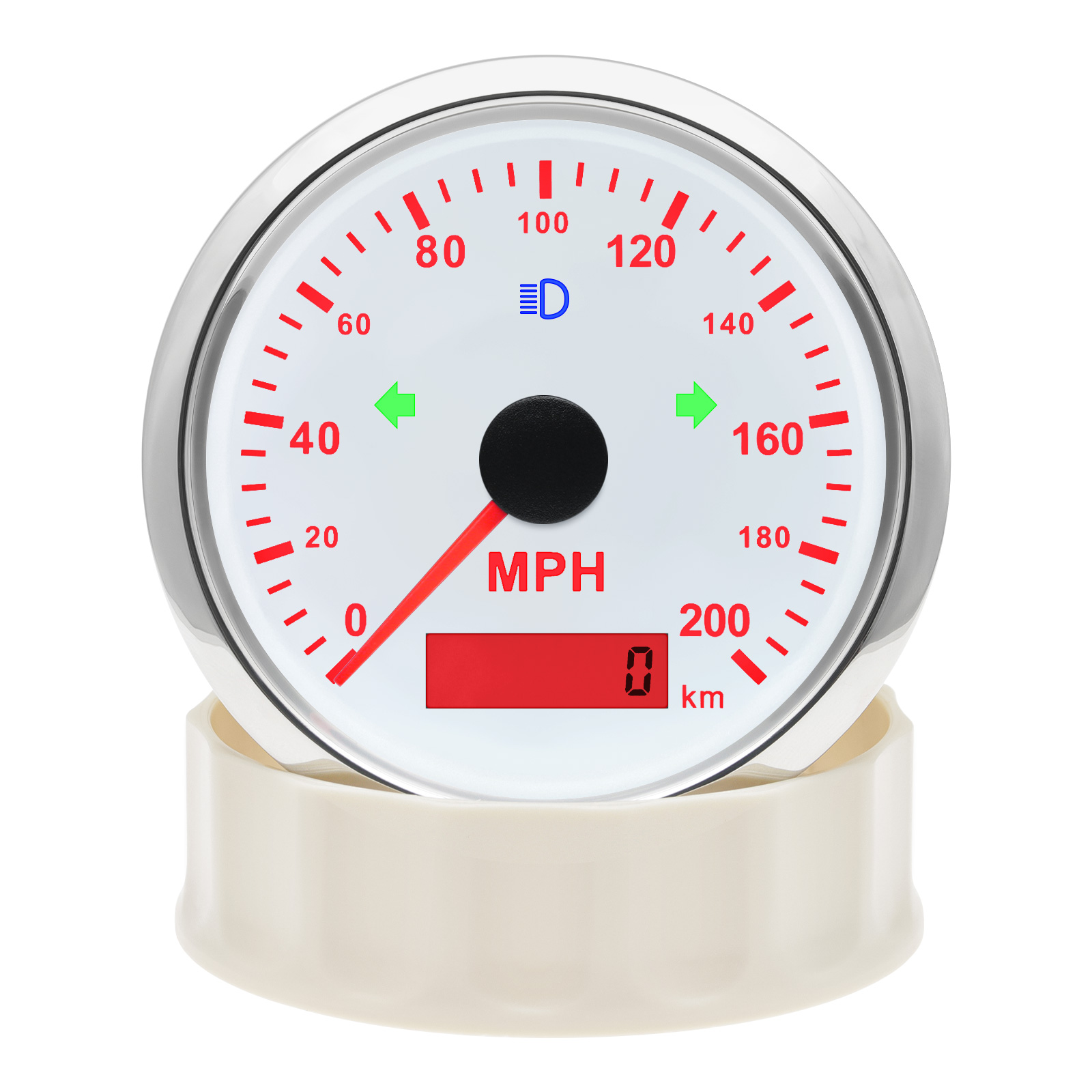 125 200 MPH KMH 85mm Kilometre - Analog Meter Gauge incelemesi ve fiyatı