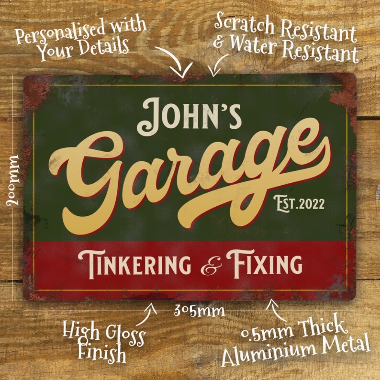 Özel Kişiselleştirilmiş Garaj  - Vintage Collectible Signs incelemesi ve fiyatı